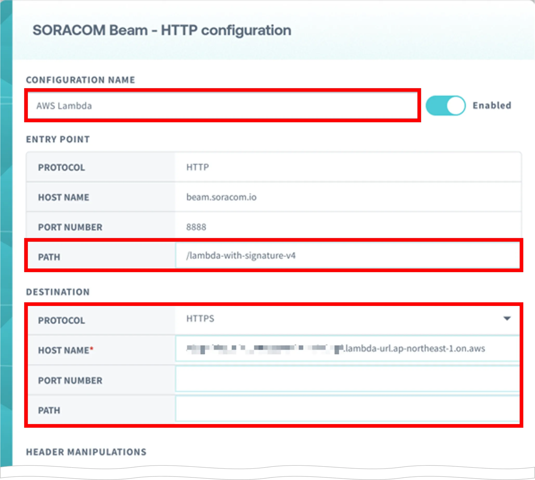 HTTP Entry Point Configuration - Part 1